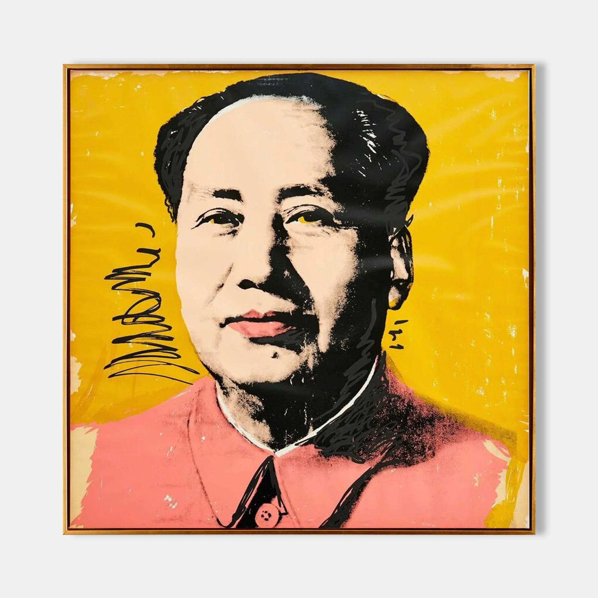 Pop Art Portrait: Historical Icon Reimagined - artextured