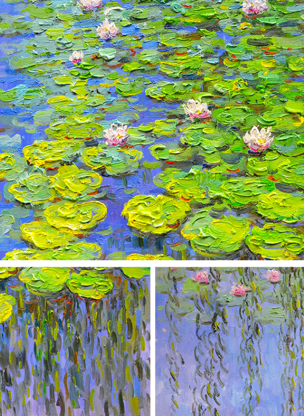 Willow Serenity: Water Lilies
