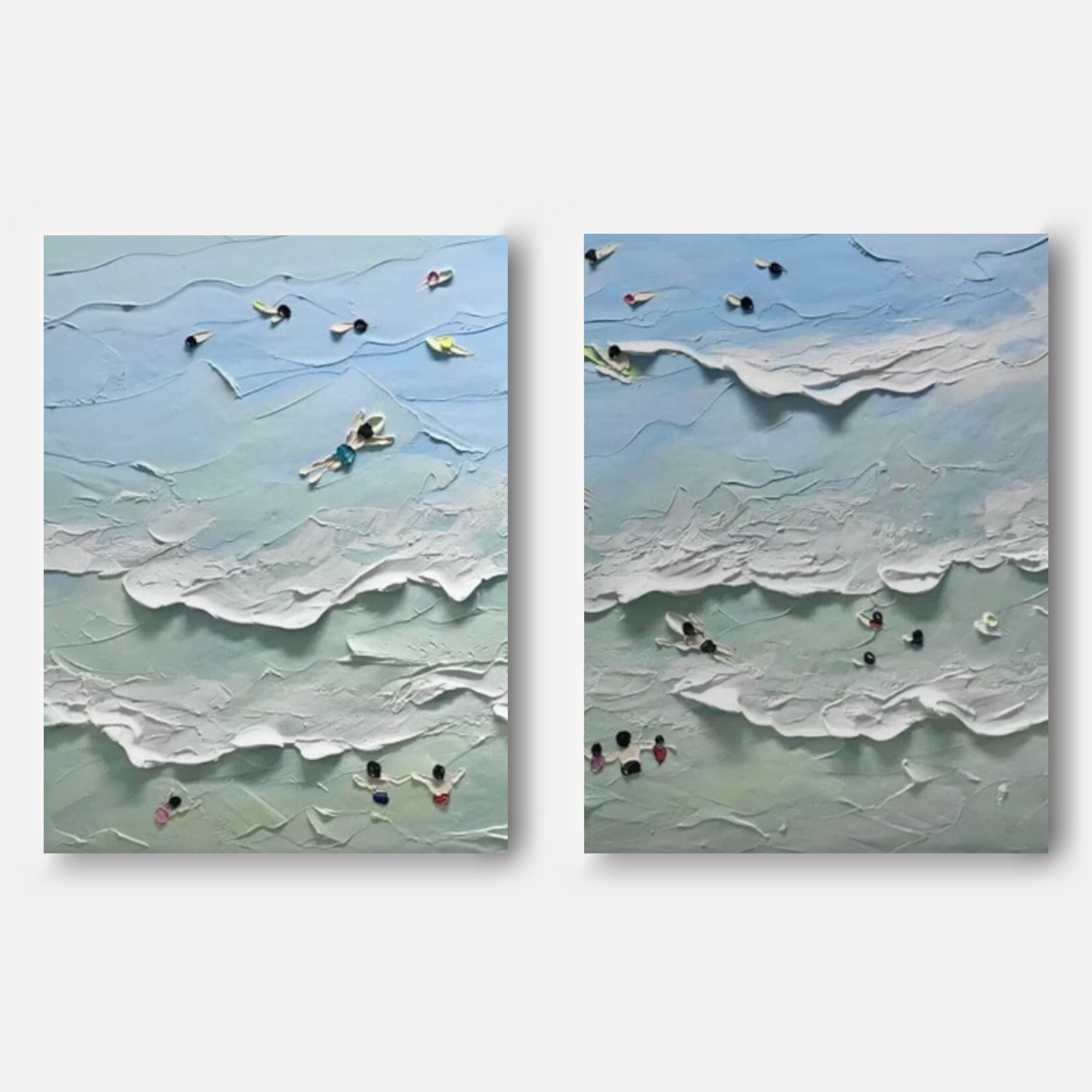 Ocean Serenity Diptych Art Set Of 2