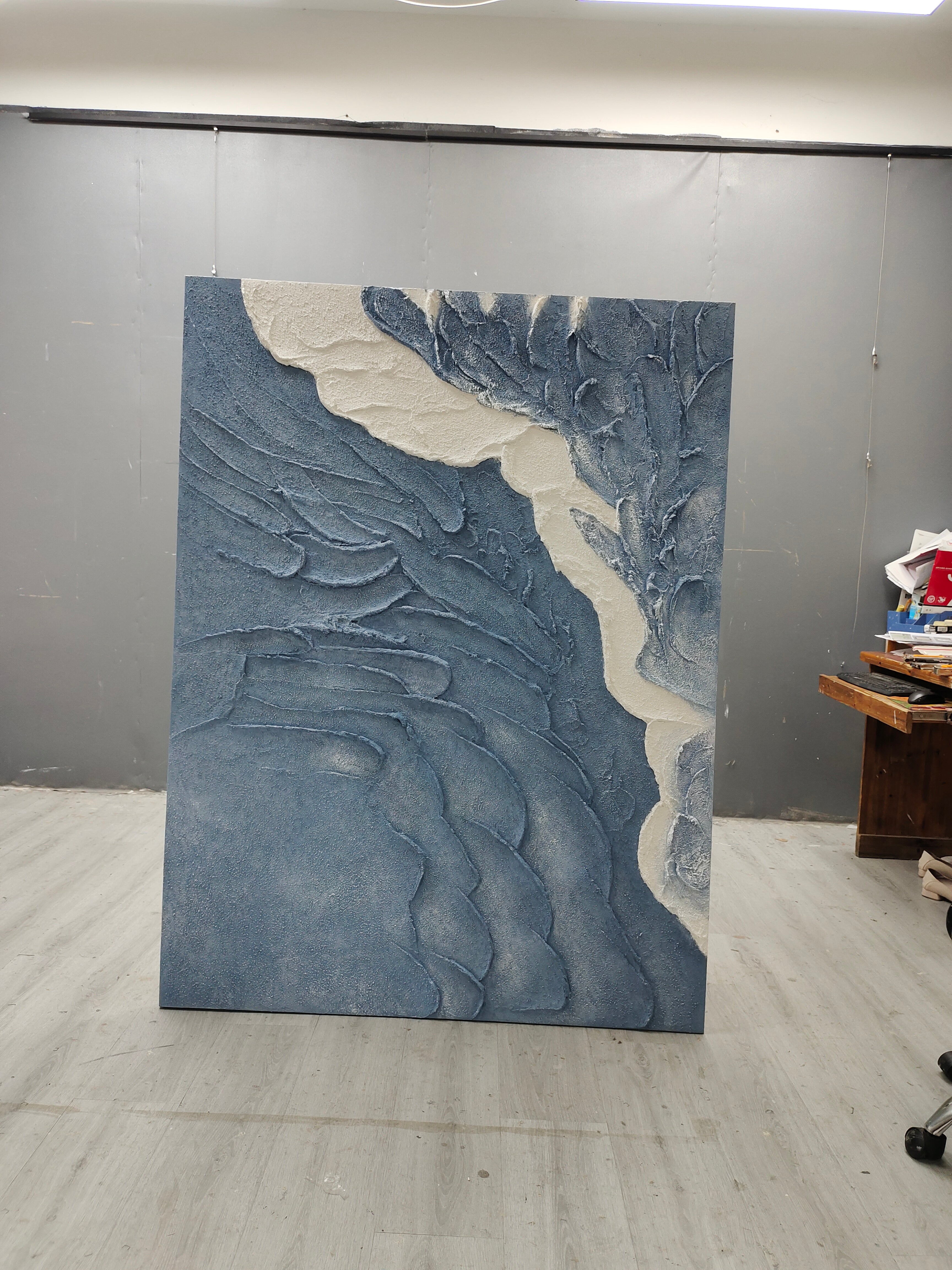 Blue Tide: Coastal Abstract