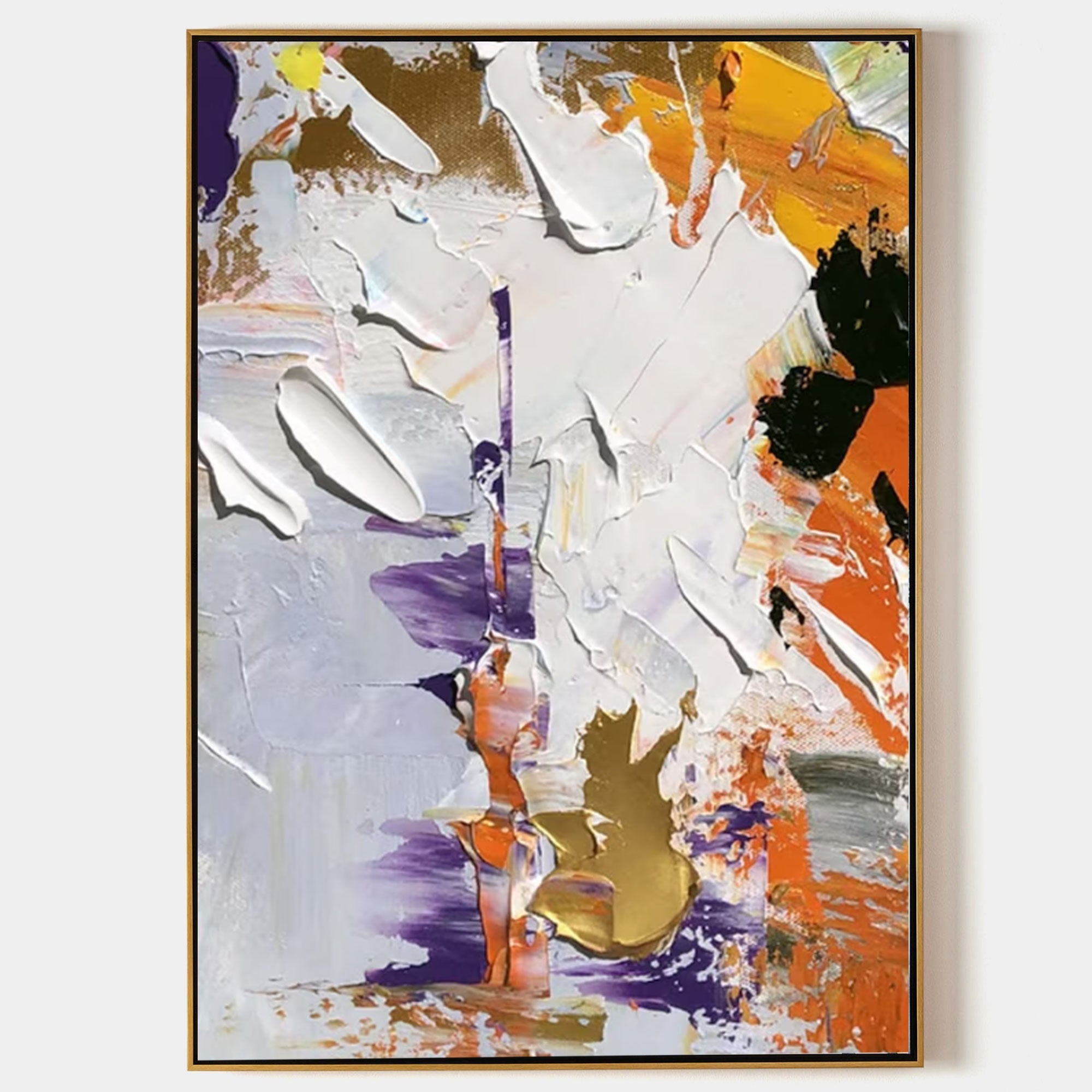 Abstract Elegance - Bold Textured Composition