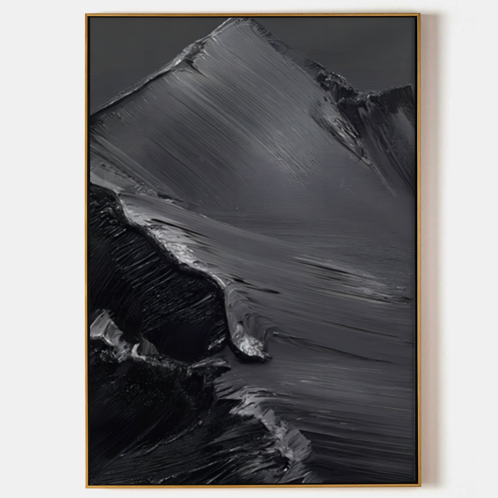 Midnight Peaks Vertical Art