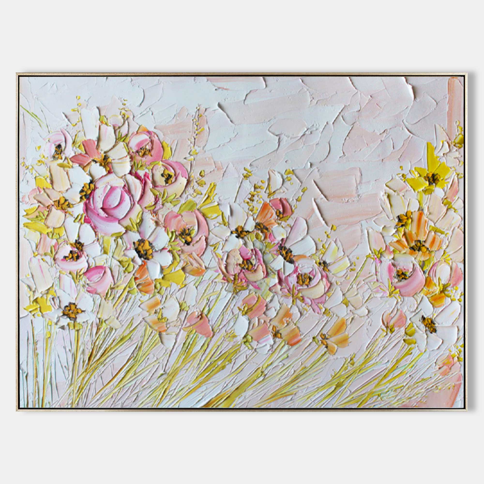 Blushing Meadow: Floral Bliss