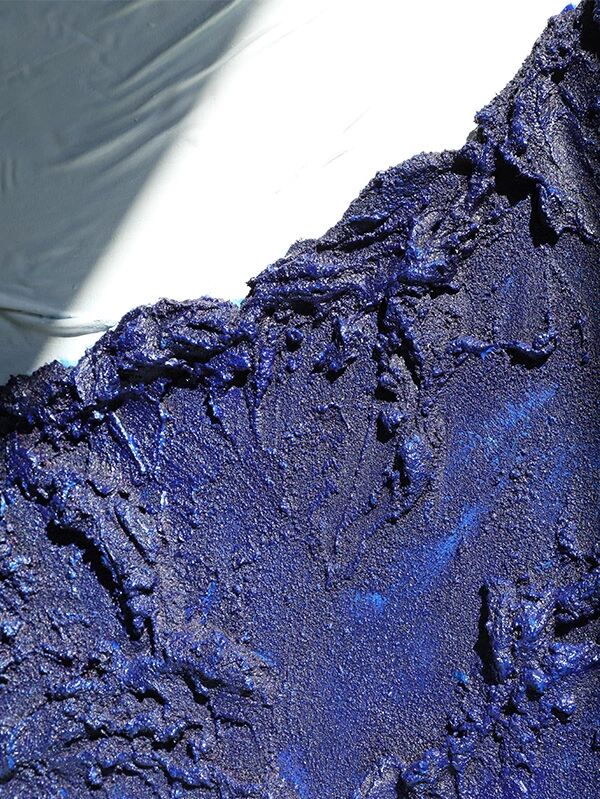 Indigo Divide: Abstract Peaks