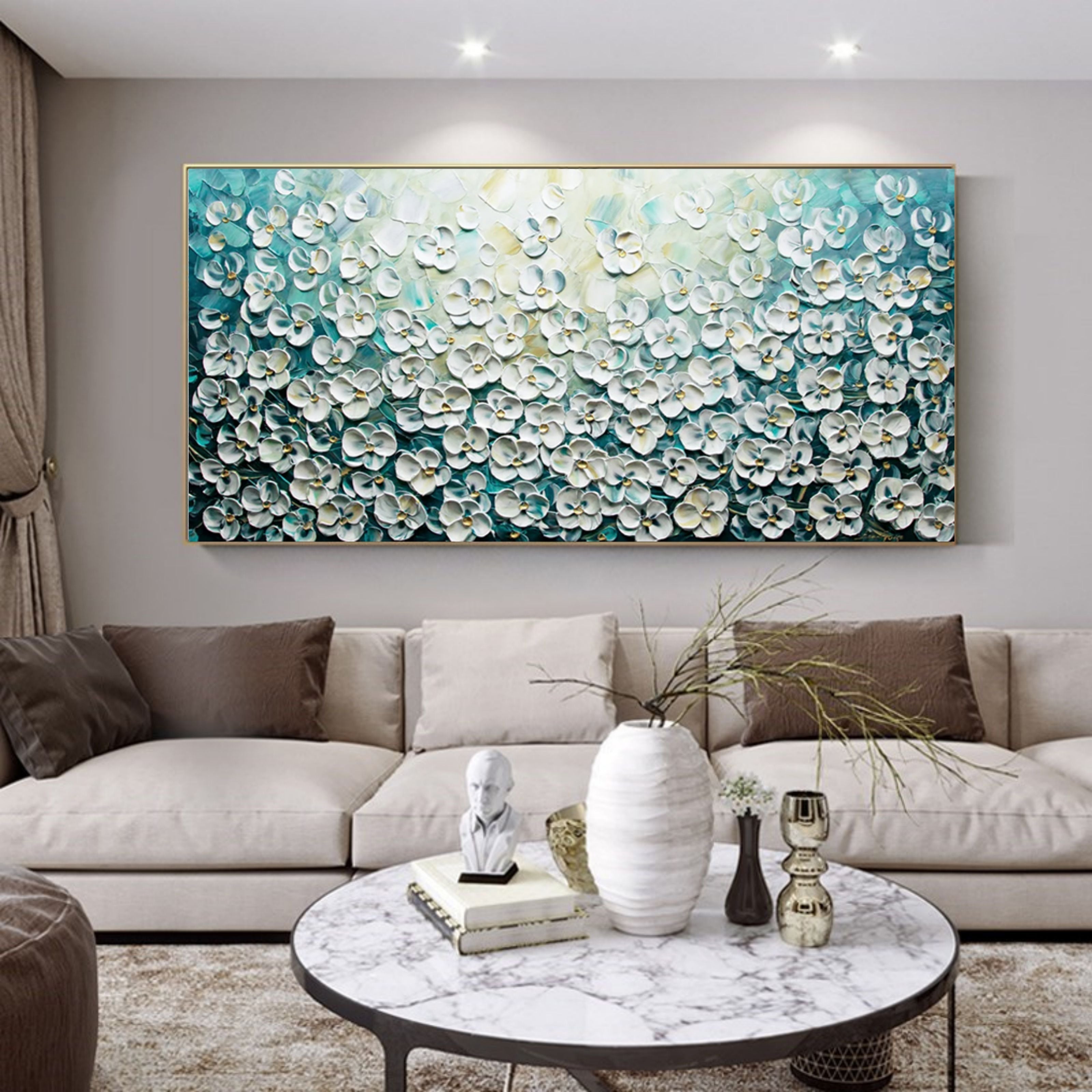 Floral Symphony: Ocean Breeze
