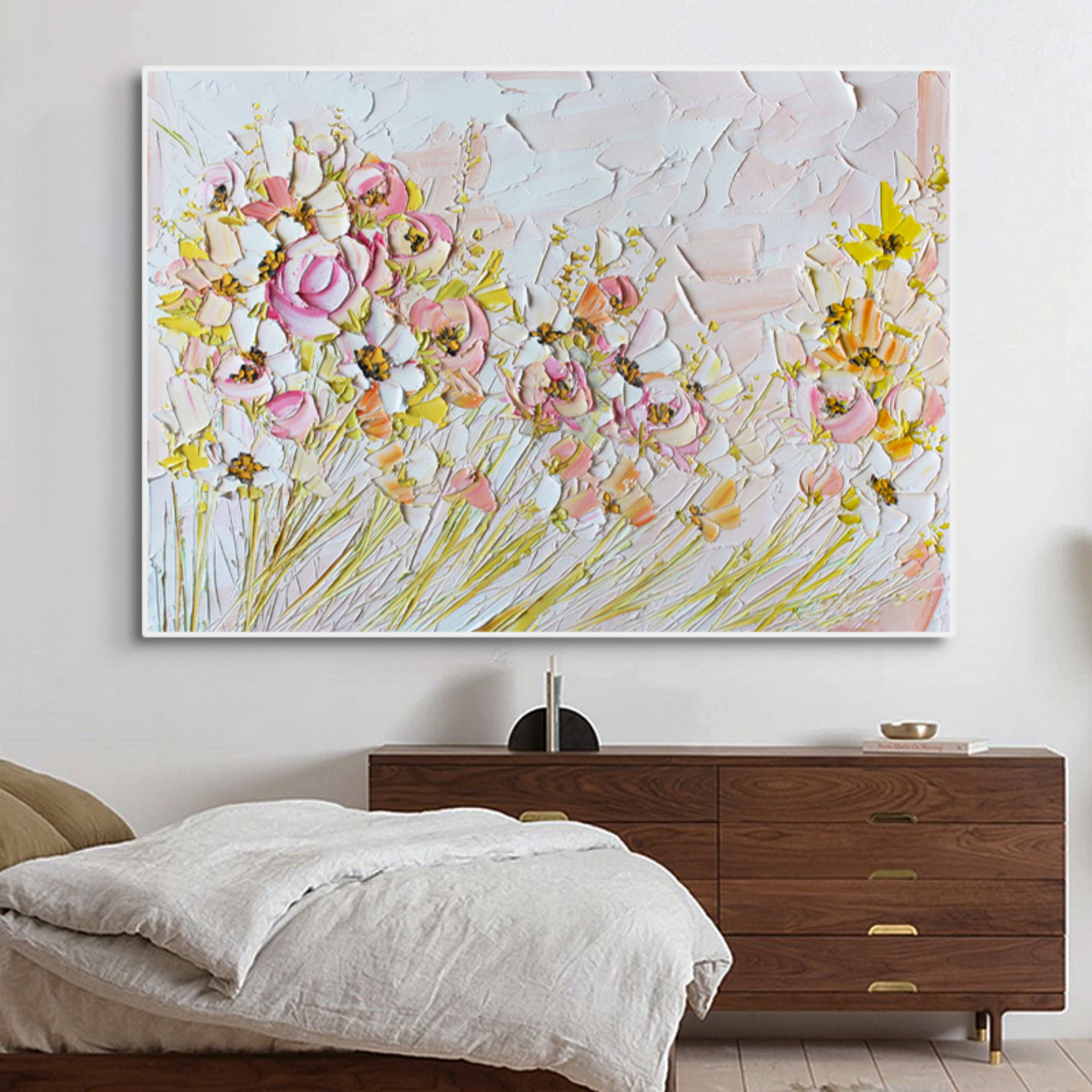 Blushing Meadow: Floral Bliss