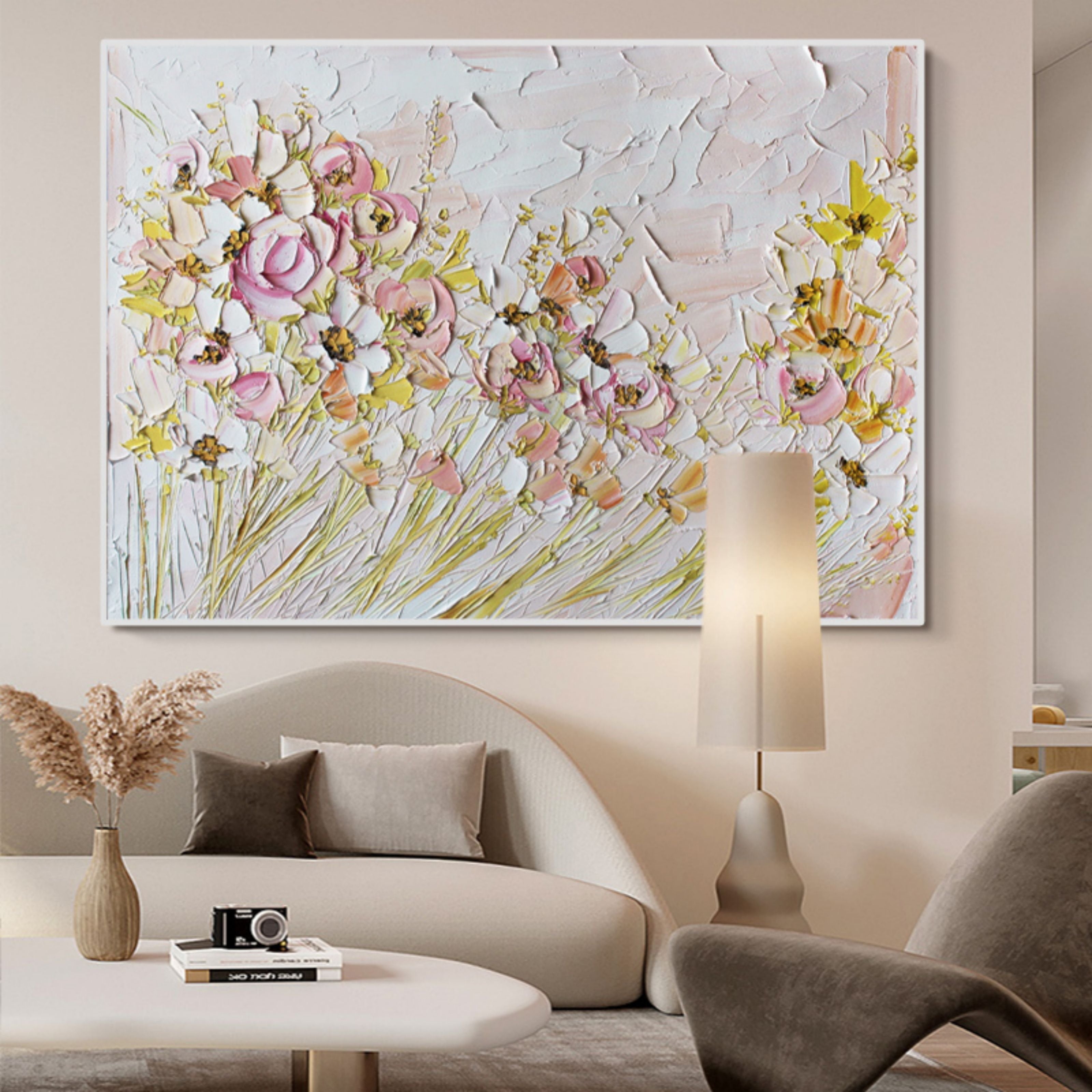 Blushing Meadow: Floral Bliss
