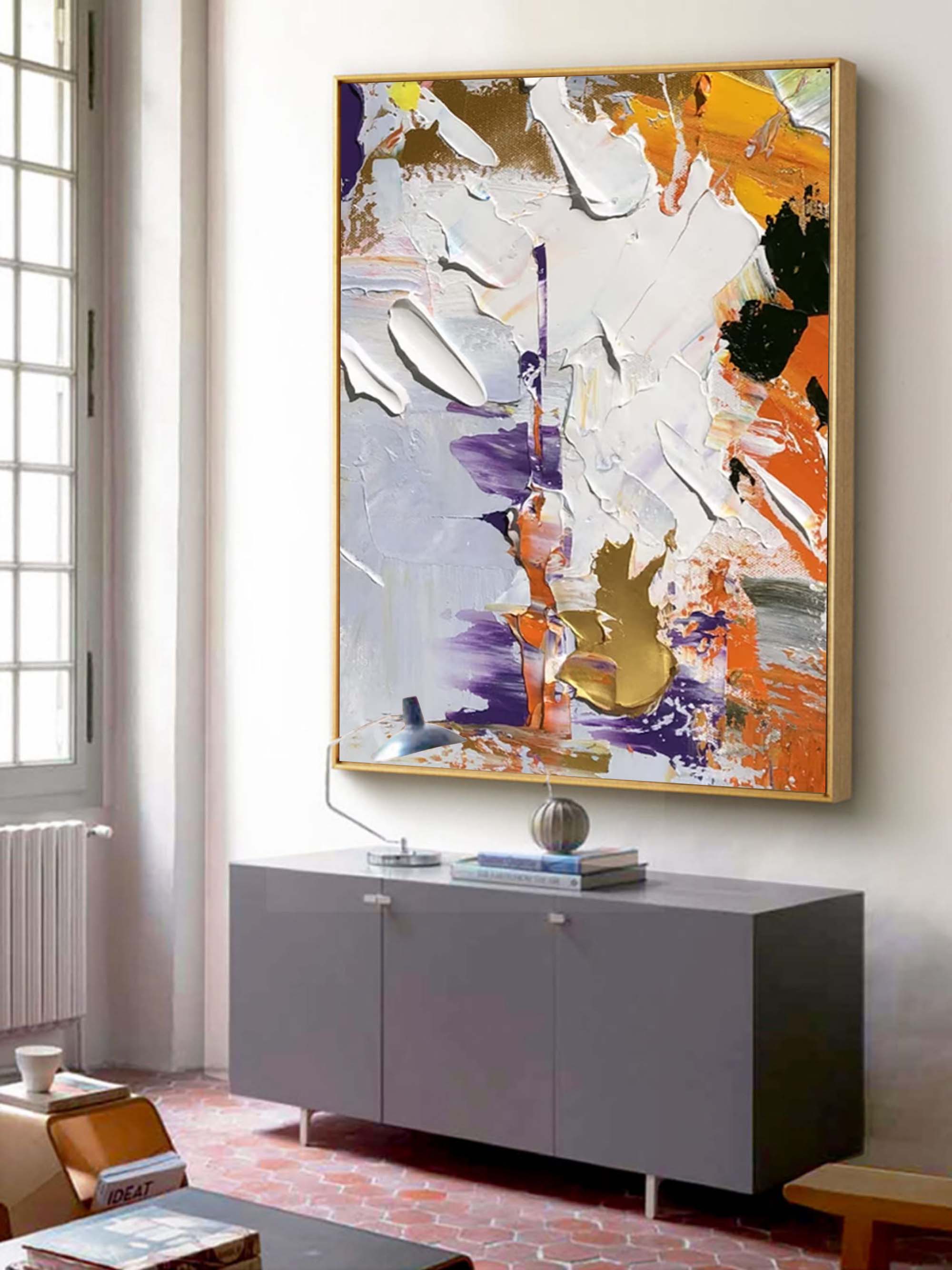 Abstract Elegance - Bold Textured Composition