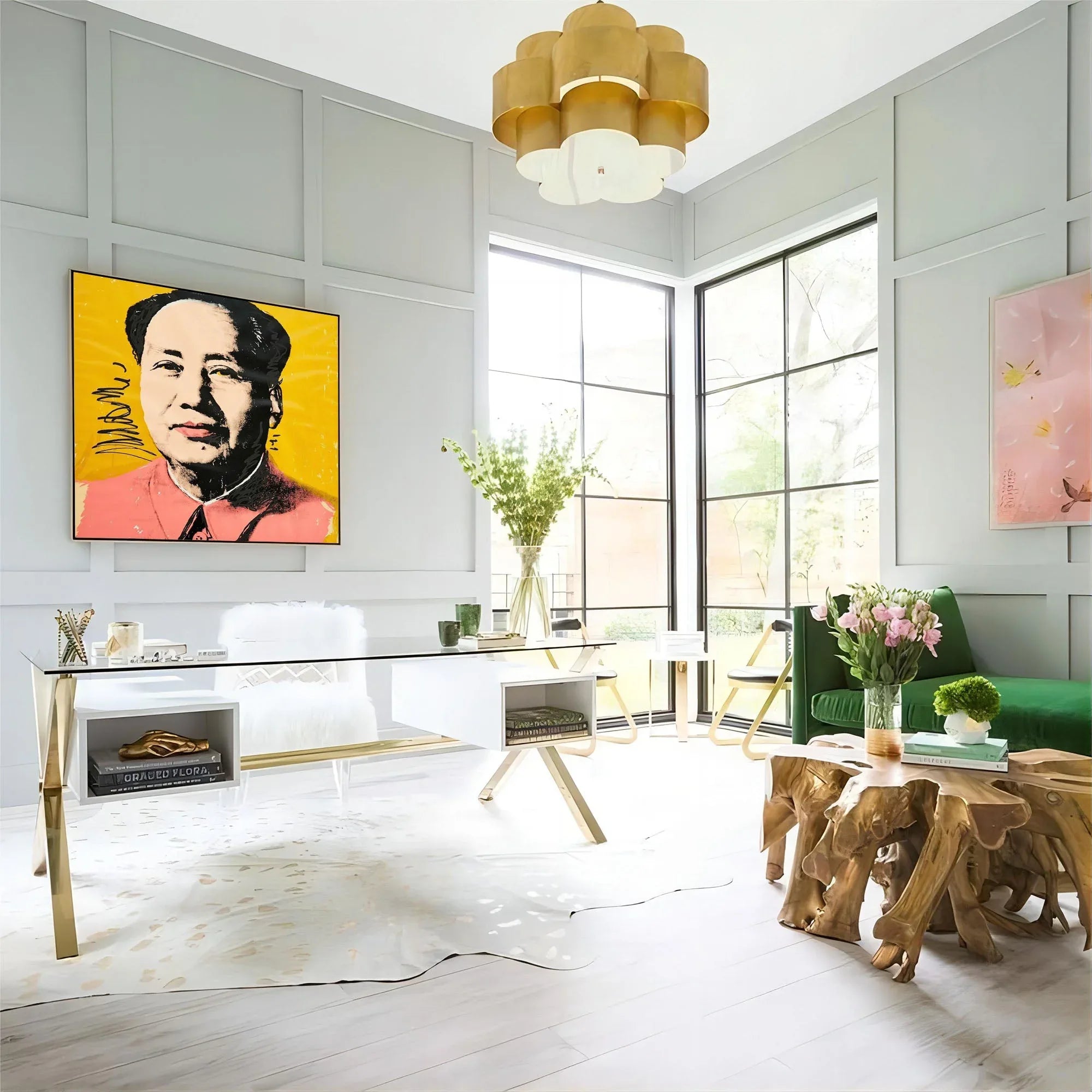 Pop Art Portrait: Historical Icon Reimagined - artextured