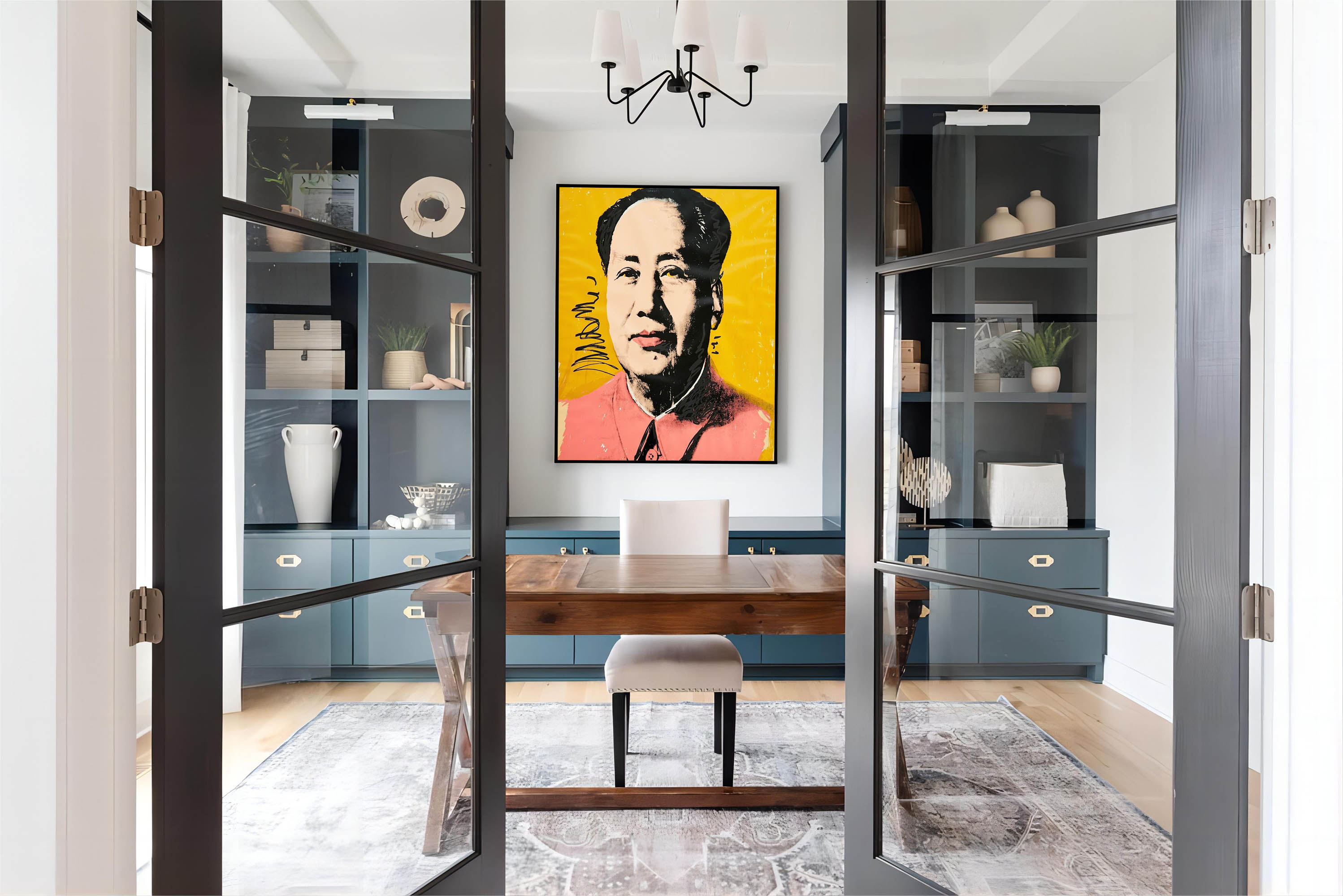 Pop Art Portrait: Historical Icon Reimagined