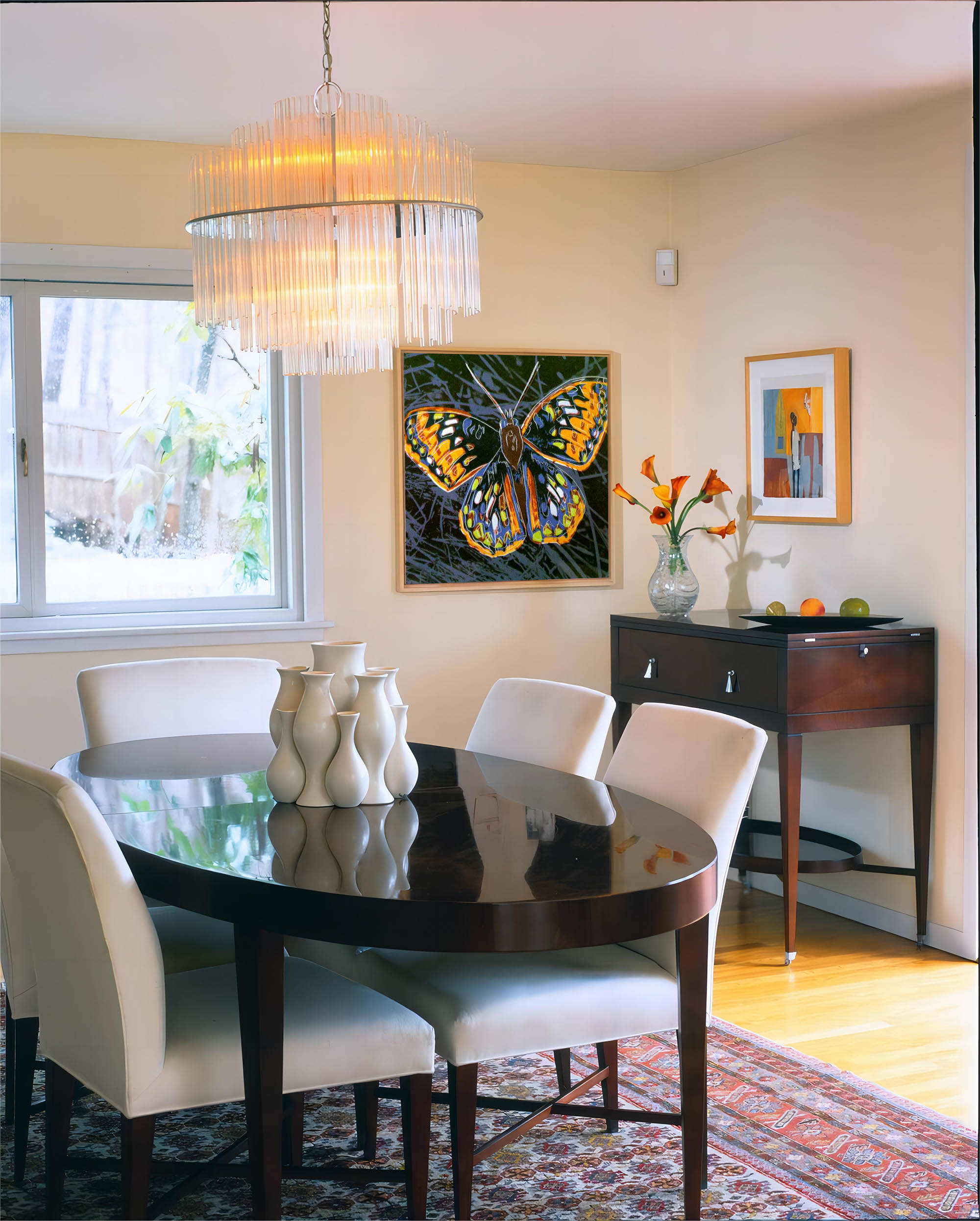 Vivid Flight-Hand drawn Butterfly Color Texture Abstract Wall Art