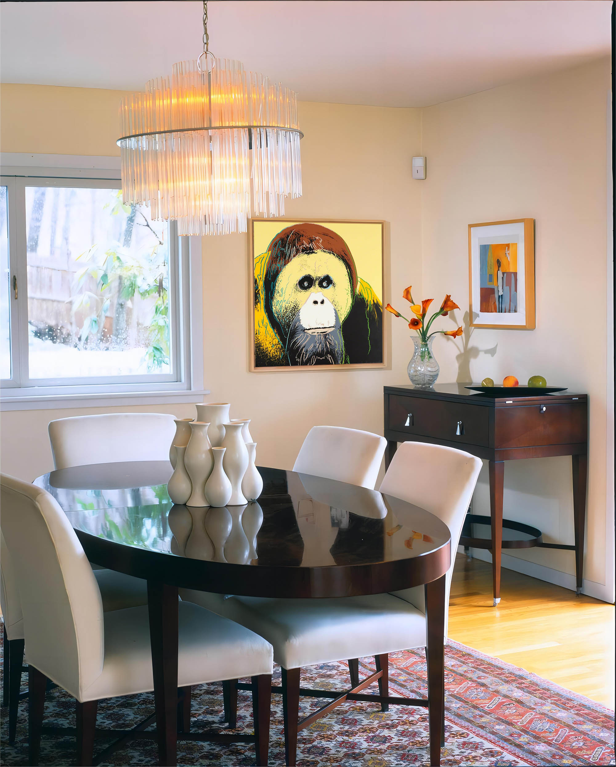 Expressive Orangutan: Pop Art Canvas