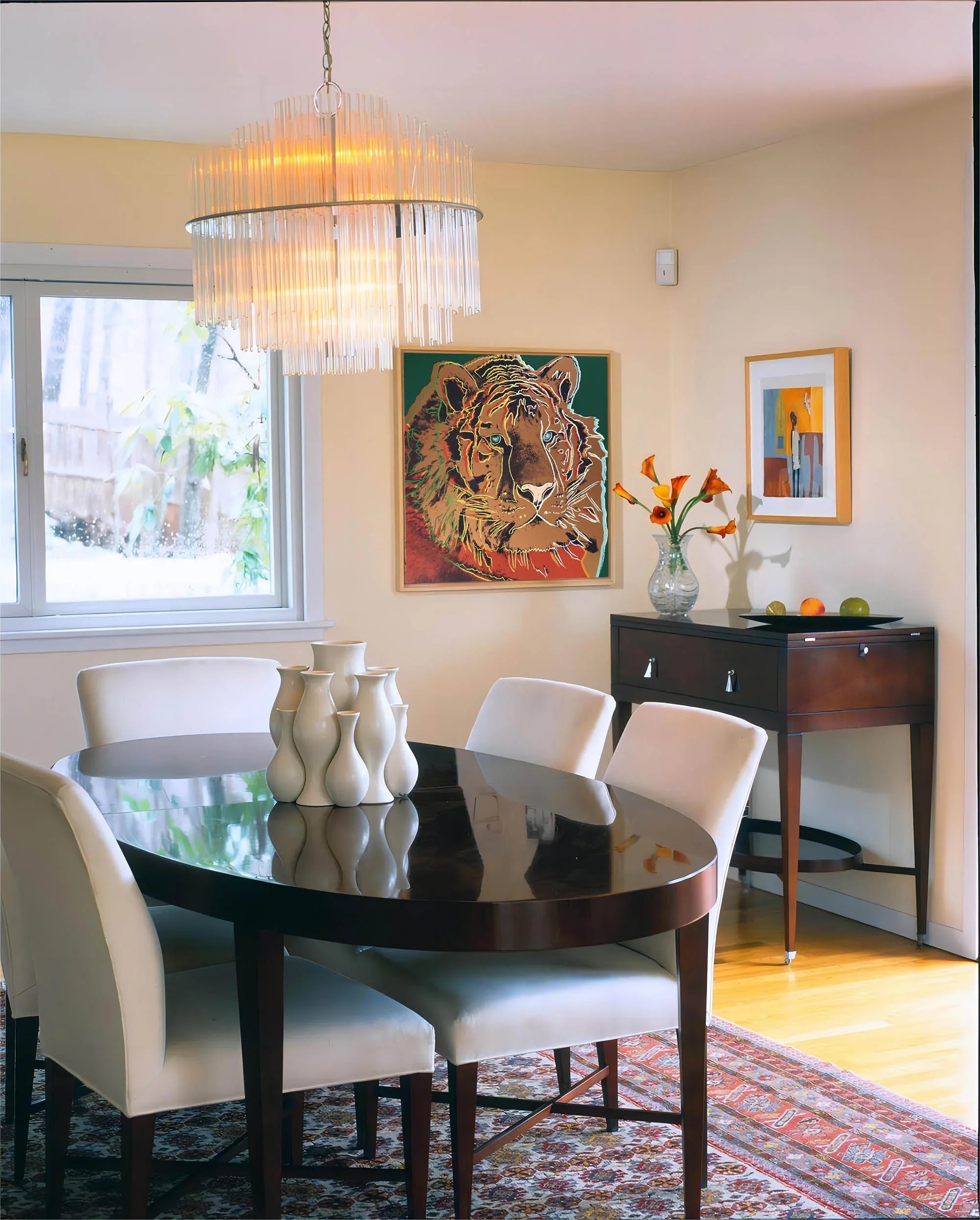 Majestic Tiger-Modern Personalized Tiger Pop Texture Abstract Wall Art - artextured