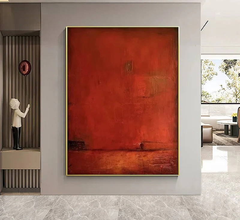 Minimalist Color Field Abstract Wall Art for Modern Interiors – Inner Horizon#AB14128