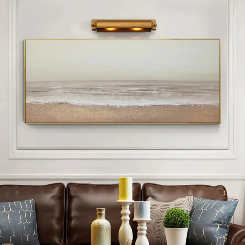 Serene Coastal Waves – Ocean Seascape Canvas Wall Art#AB0519057