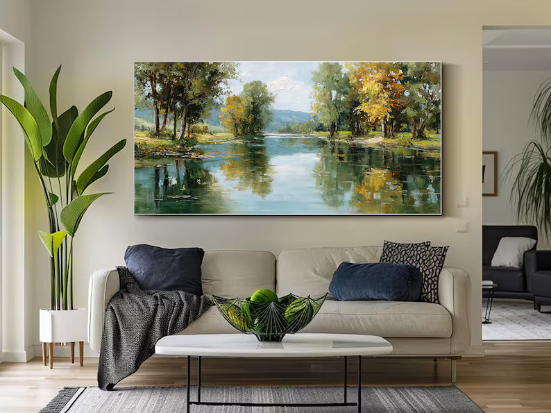 Autumn Mirror – Acoustic Landscape Wall Art#yy260623020