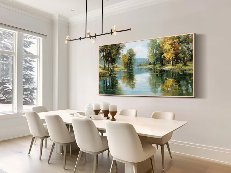 Autumn Mirror – Acoustic Landscape Wall Art#yy260623020