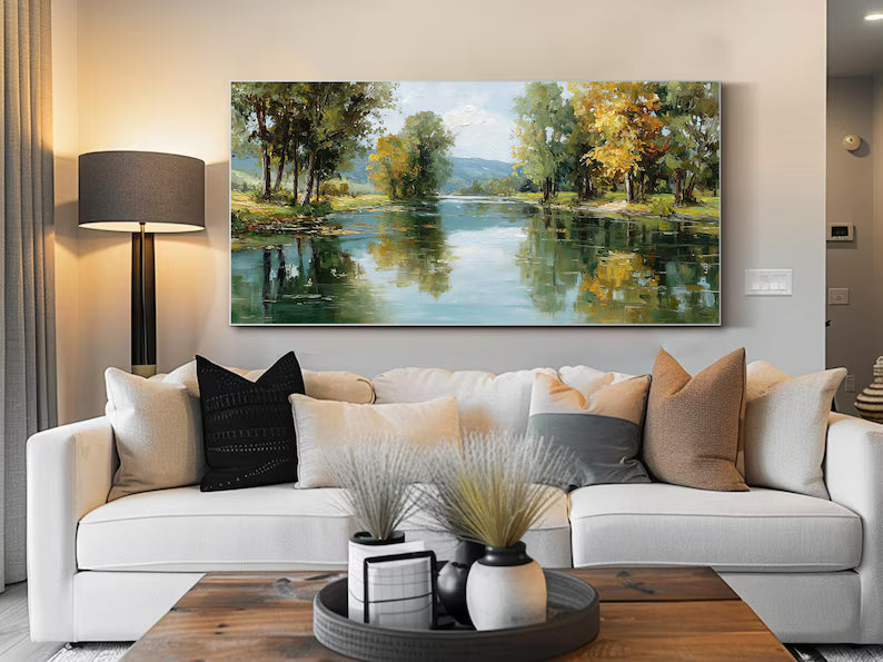Autumn Mirror – Acoustic Landscape Wall Art#yy260623020