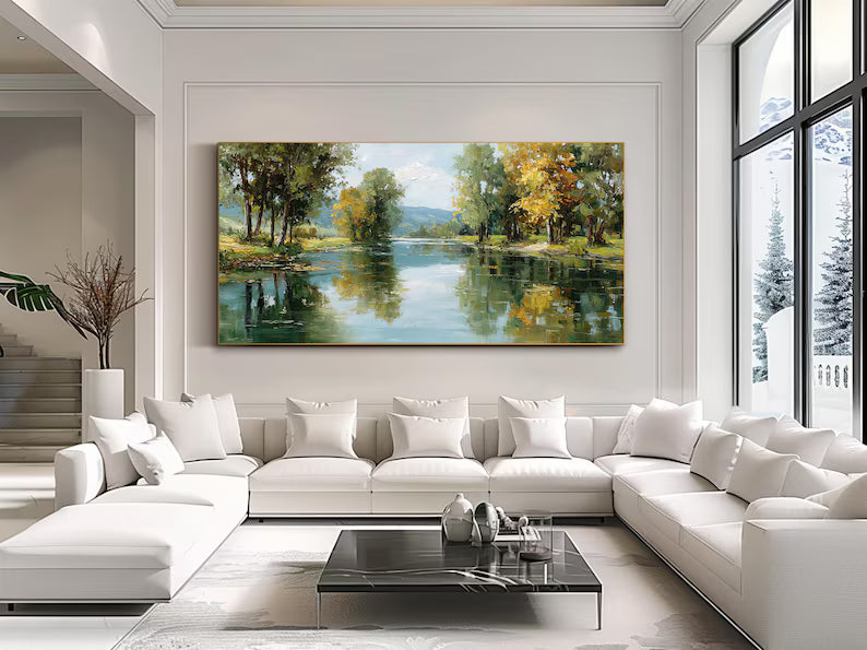 Autumn Mirror – Acoustic Landscape Wall Art#yy260623020