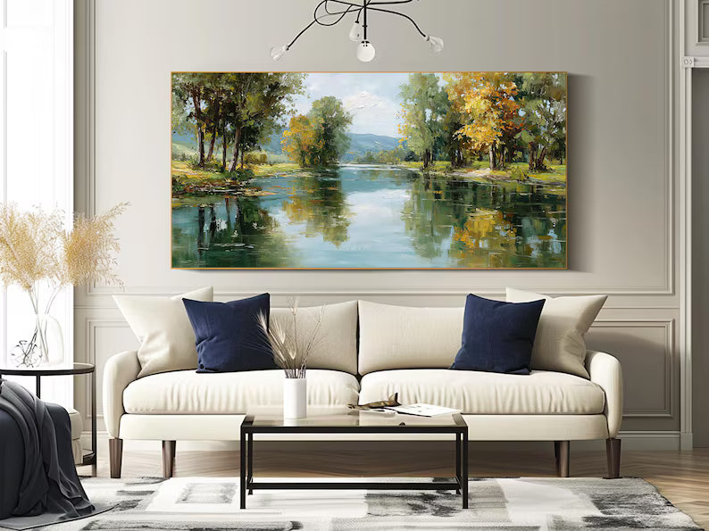 Autumn Mirror – Acoustic Landscape Wall Art#yy260623020