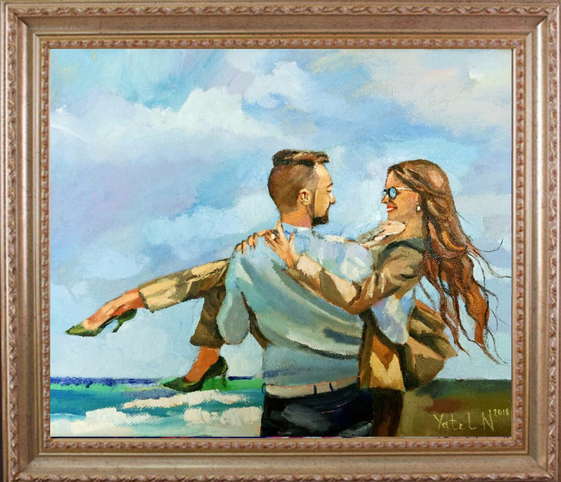 Custom Oil Painting Portraits from Your Photos - Family & Pets#1
