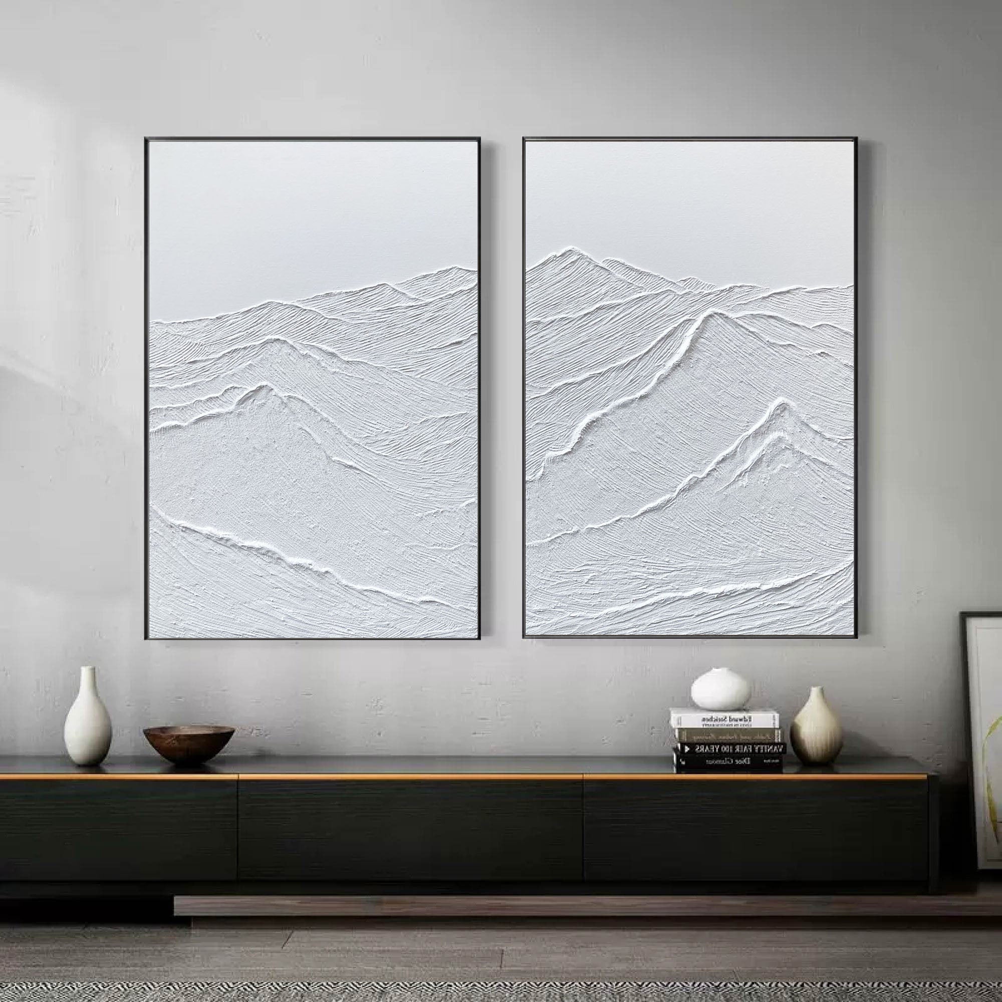 Abstract Tranquility Painting SET OF 2 #AVG 00301