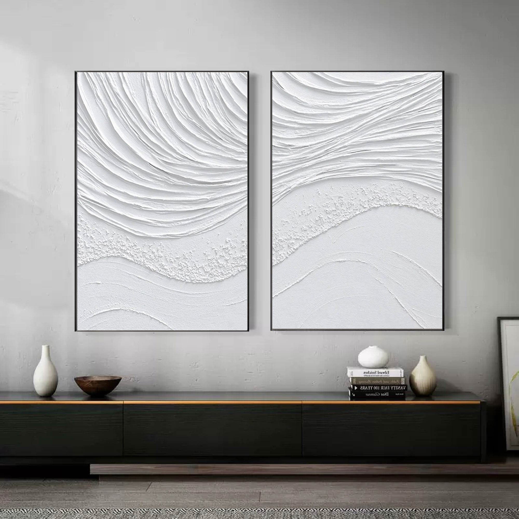 Abstract Tranquility Painting SET OF 2 #AVG 010