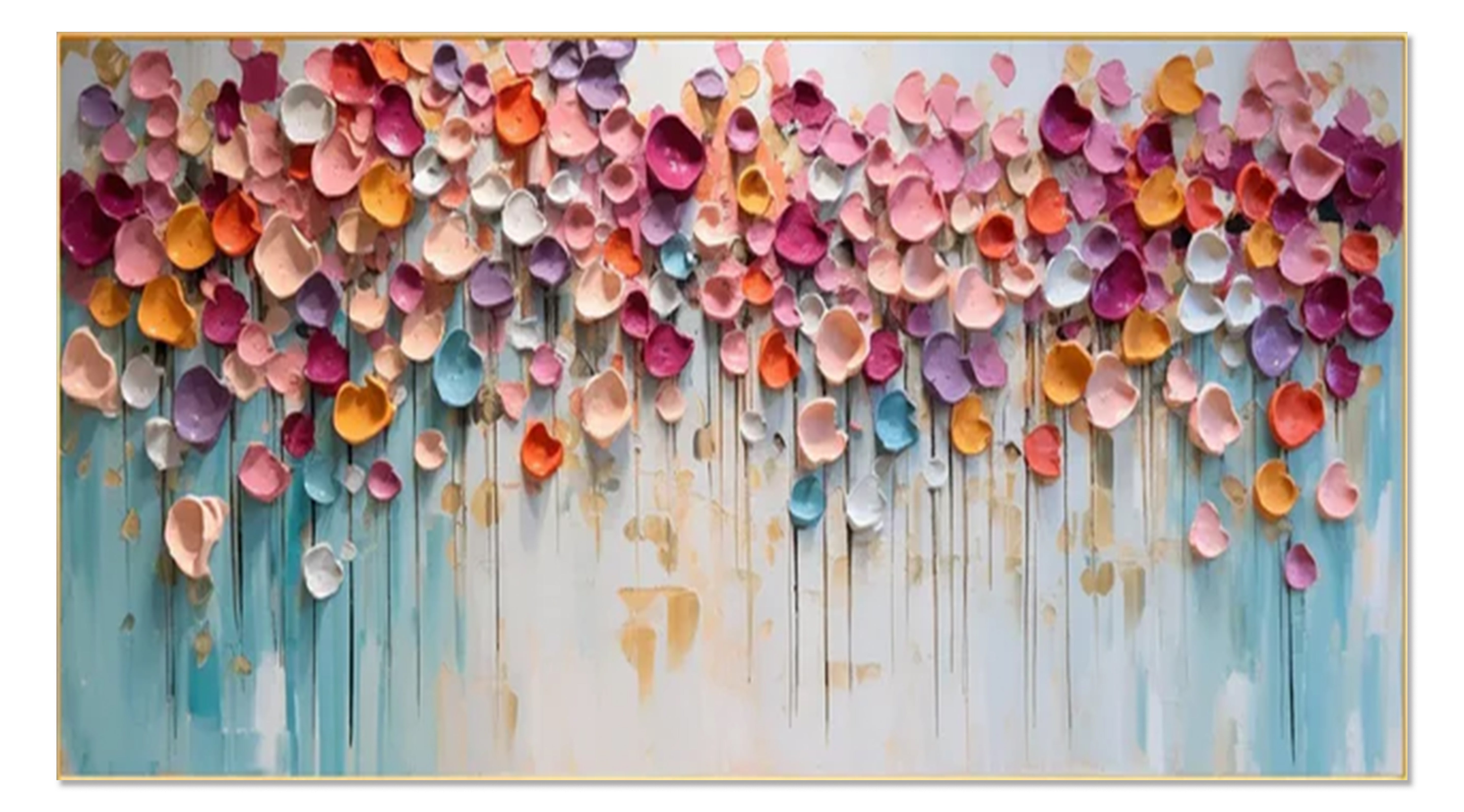 Special payment link for Blossoming Symphony-Dimensional Petal Abstract Wall Art#FL10005