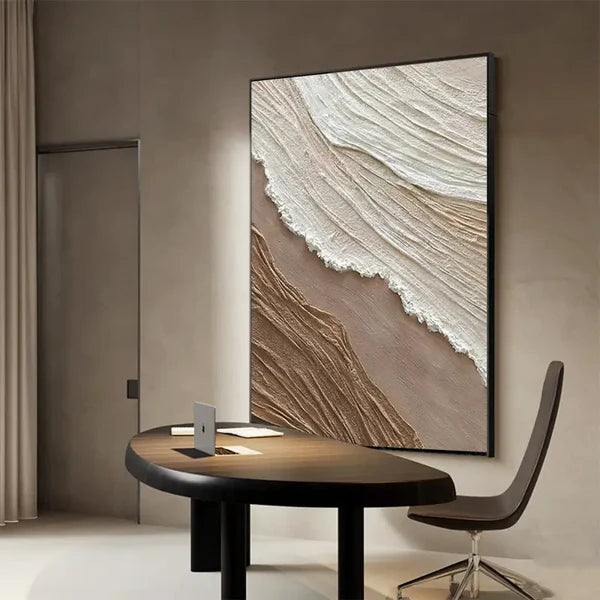 Earthy Textured Abstract Wall Art