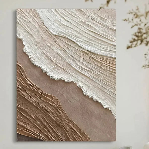 Earthy Textured Abstract Wall Art