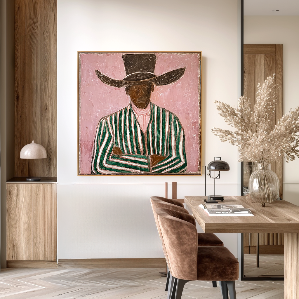 Textured Figurative Abstract Oil Painting#AB14162