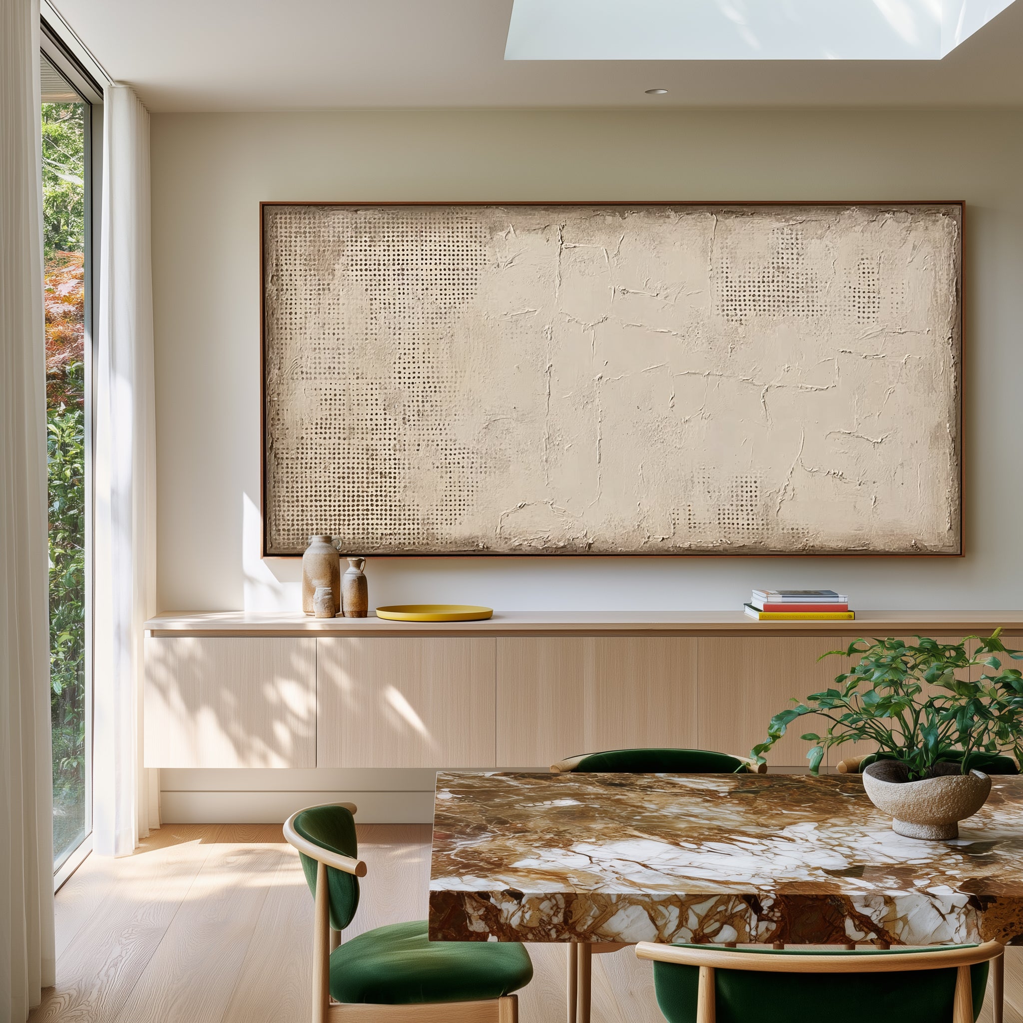 Quiet Imprint – Neutral Textured Abstract Wall Art#CI260475
