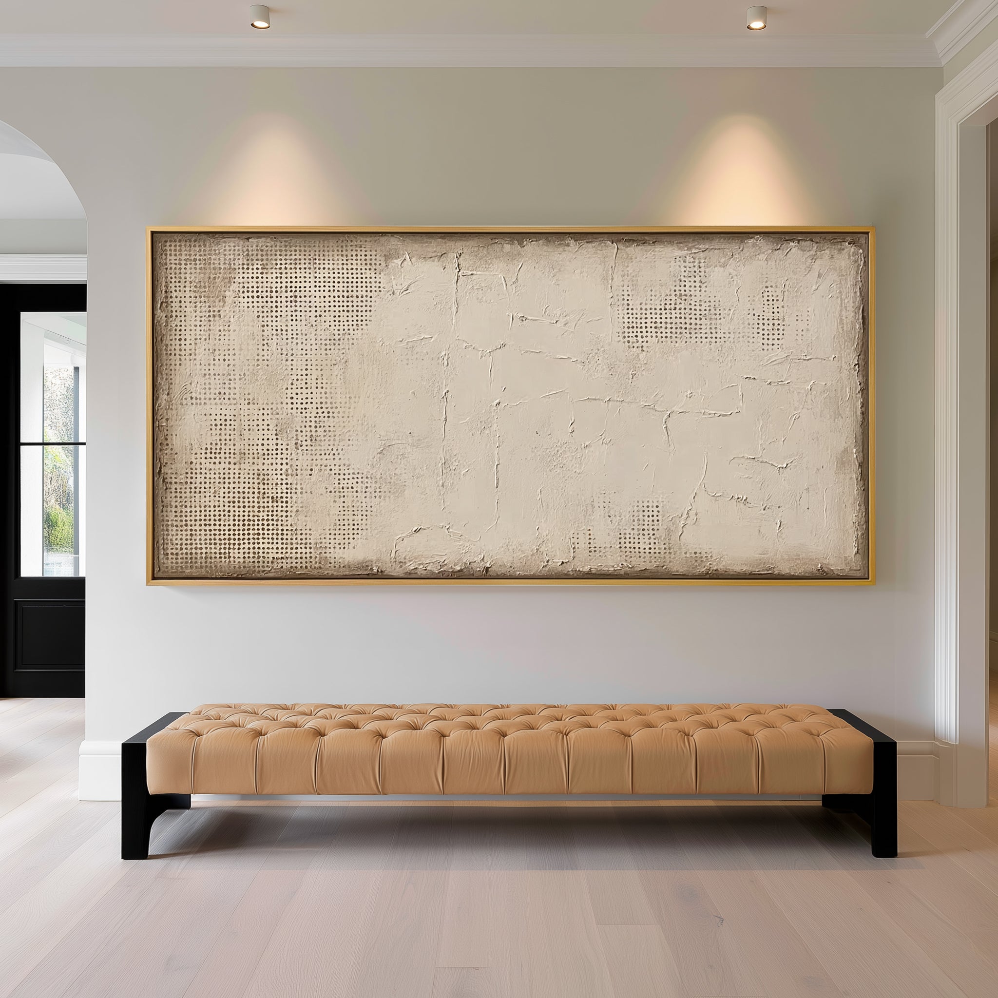 Quiet Imprint – Neutral Textured Abstract Wall Art#CI260475