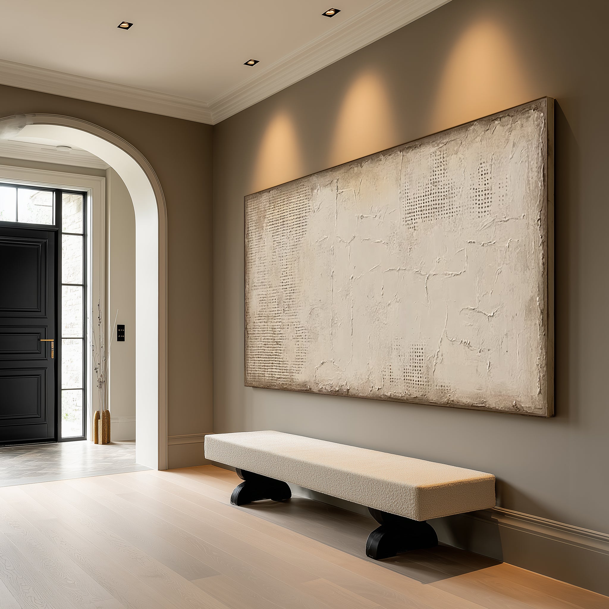 Quiet Imprint – Neutral Textured Abstract Wall Art#CI260475