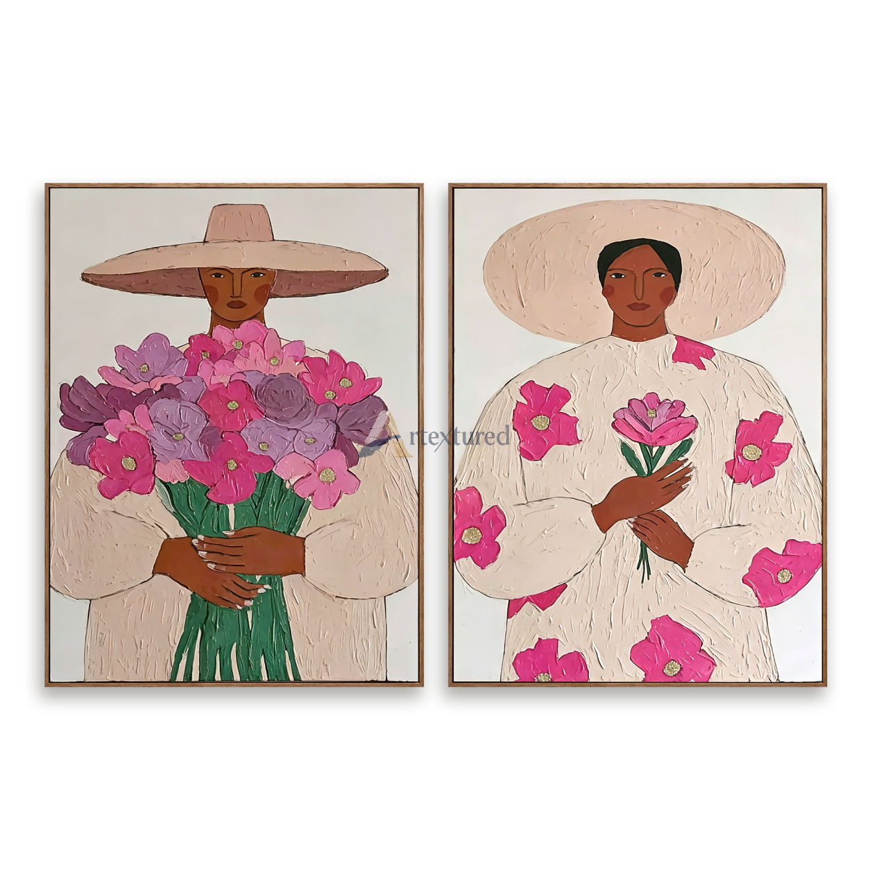 Desert Bloom – Floral Western Women Art Set#CI260489
