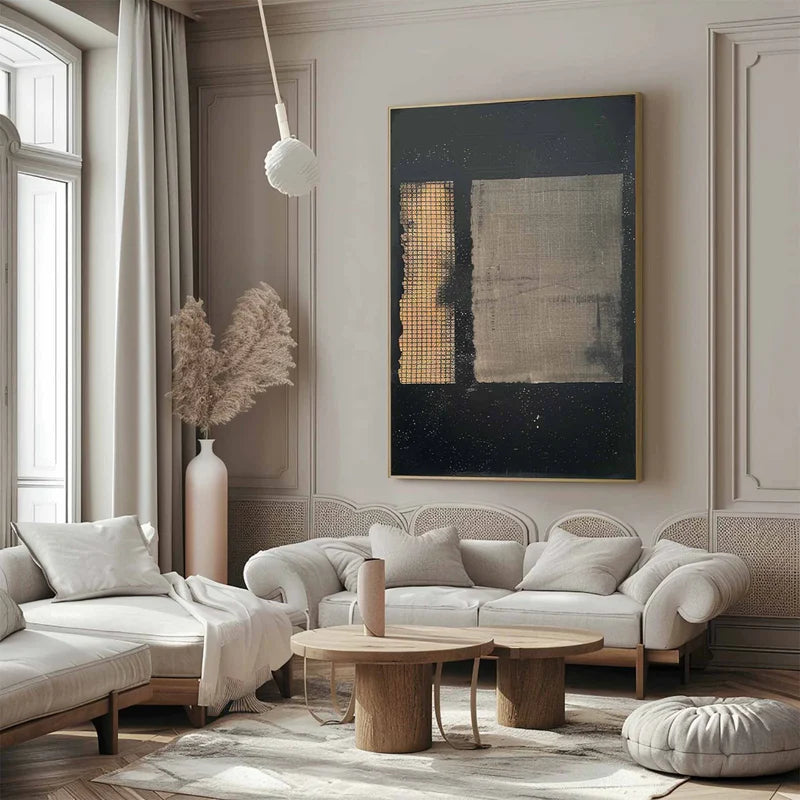 golden-grid-contrast-modern-abstract-geometric-wall-art-textured-canvas