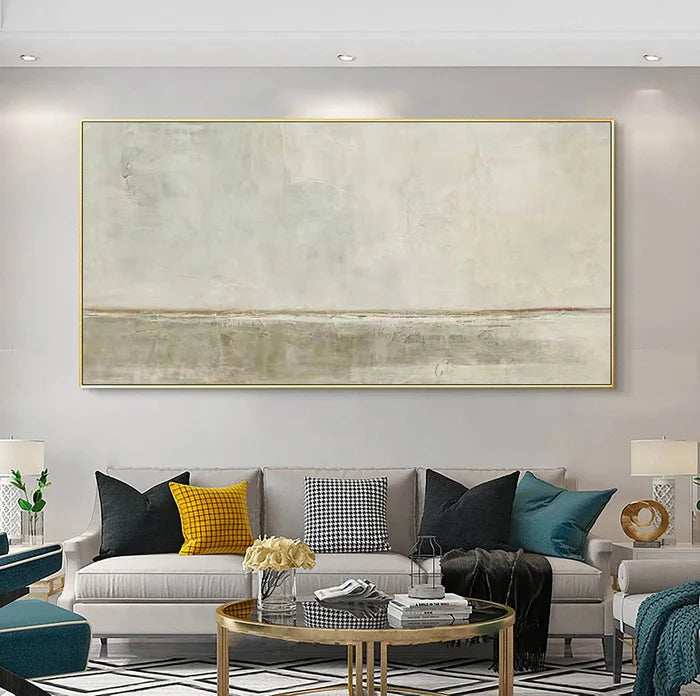 Neutral Toned Landscape Abstract Wall Art