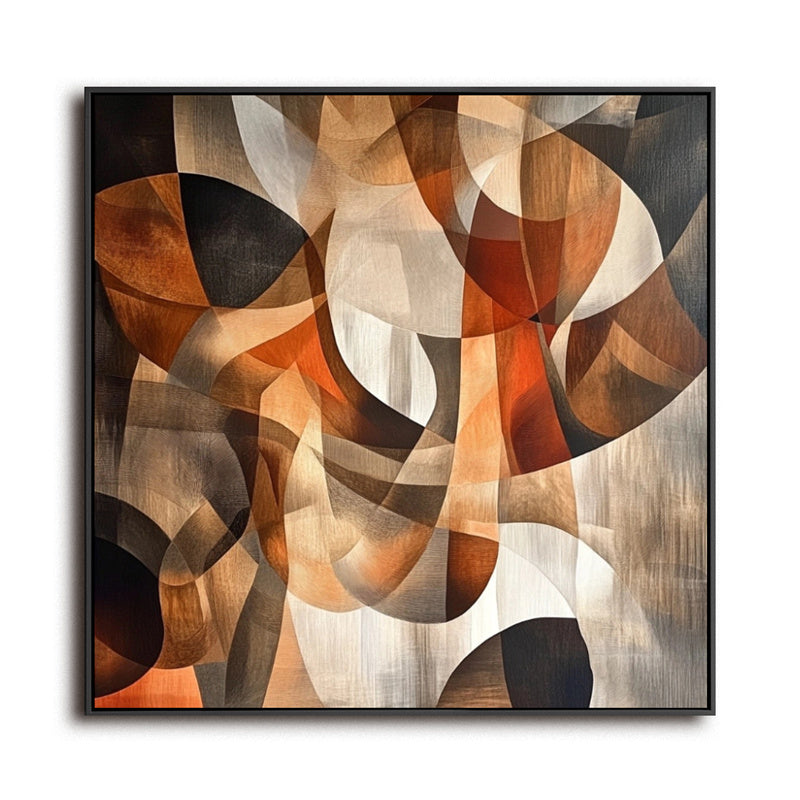 Golden Harmony - Abstract Art