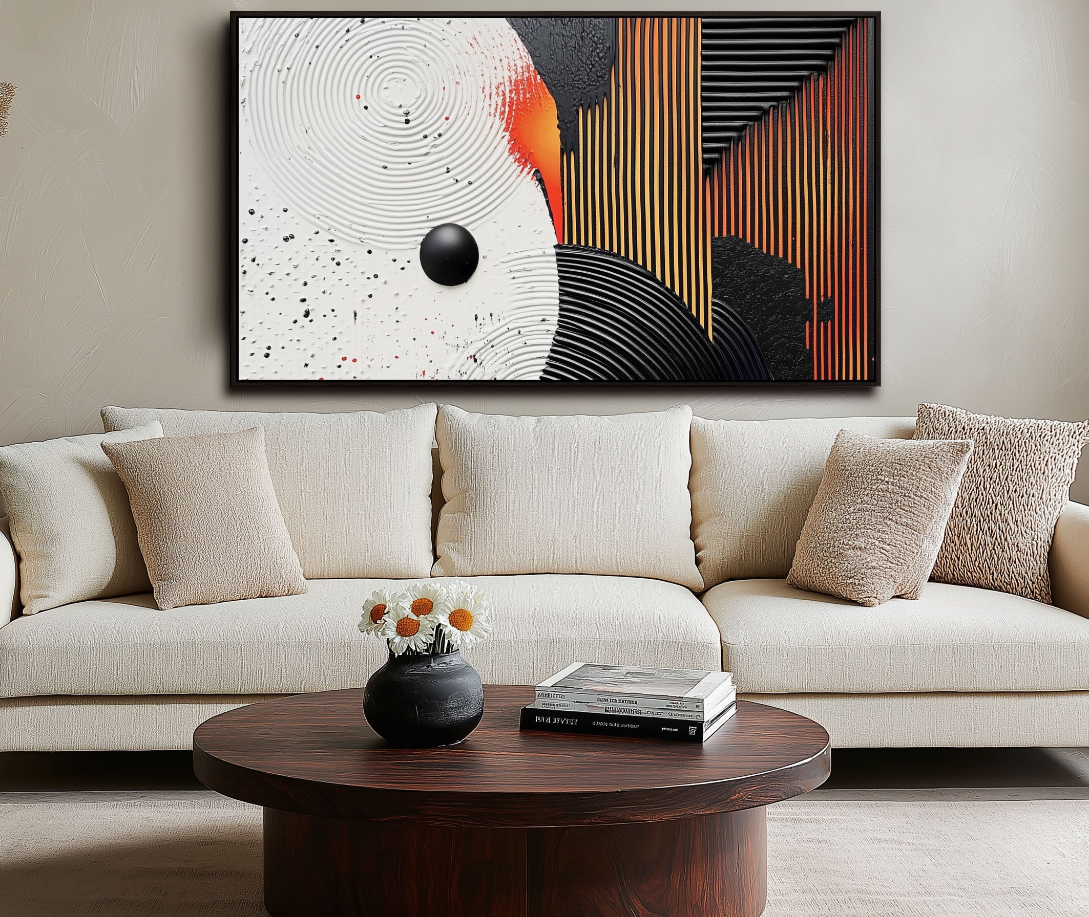 Orbit Harmony Abstract Canvas