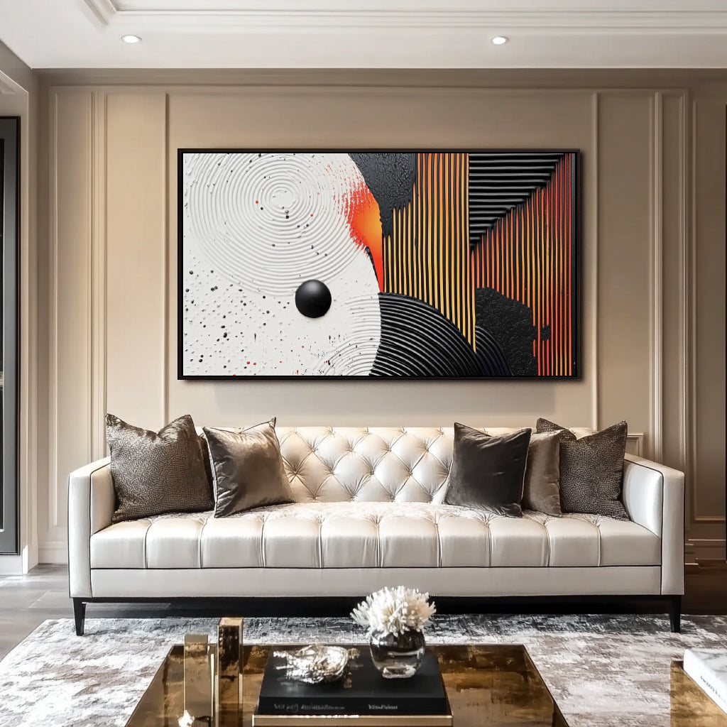 Orbit Harmony Abstract Canvas