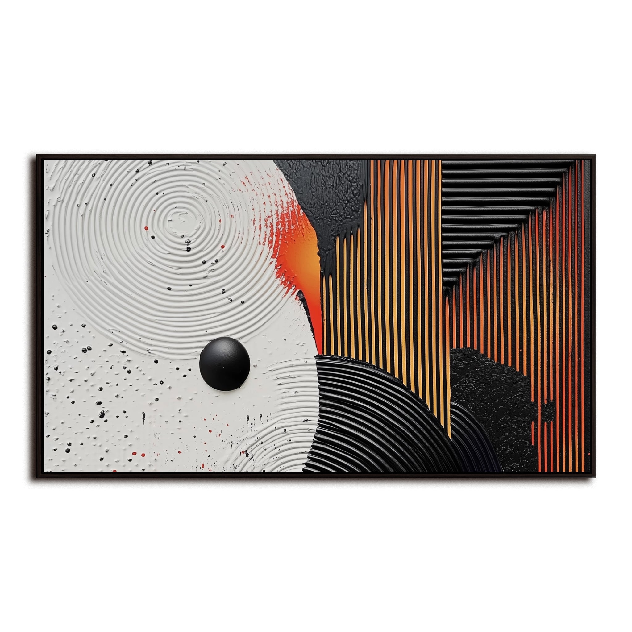 Orbit Harmony Abstract Canvas