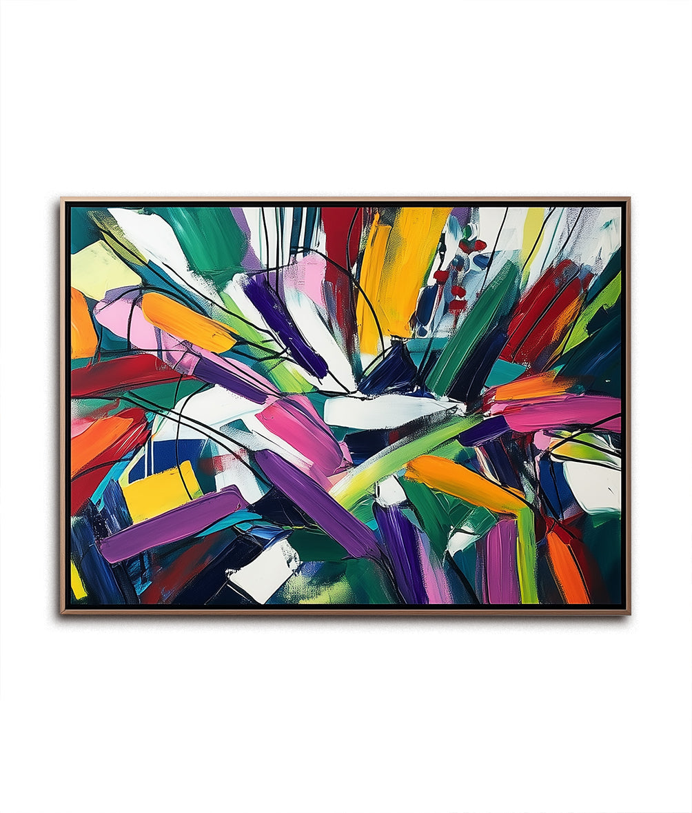 Dynamic Burst - Abstract Expressionist Art