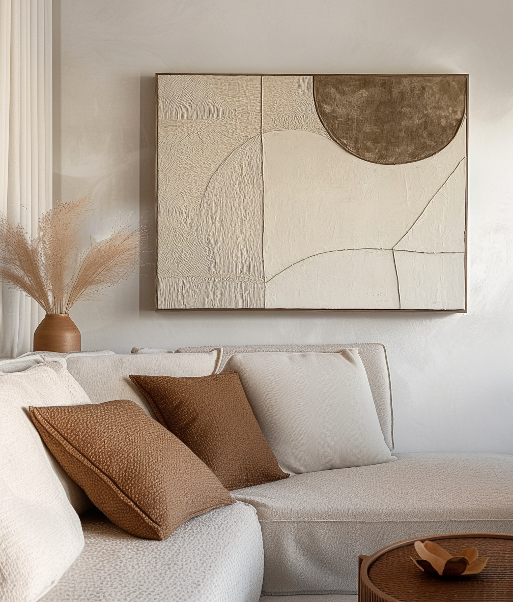 Timeless Balance: Textured Art