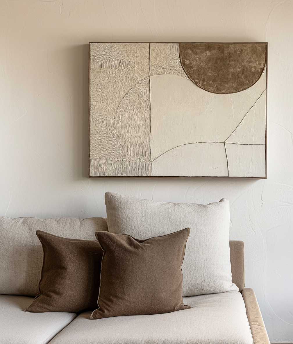 Timeless Balance: Textured Art