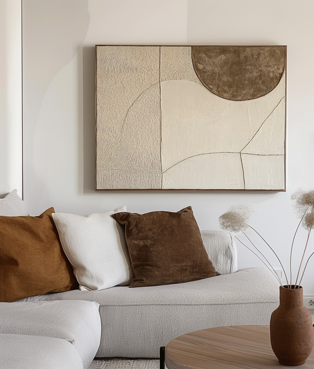 Timeless Balance: Textured Art