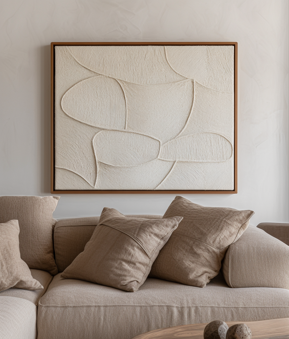 Organic Flow Textured Canvas