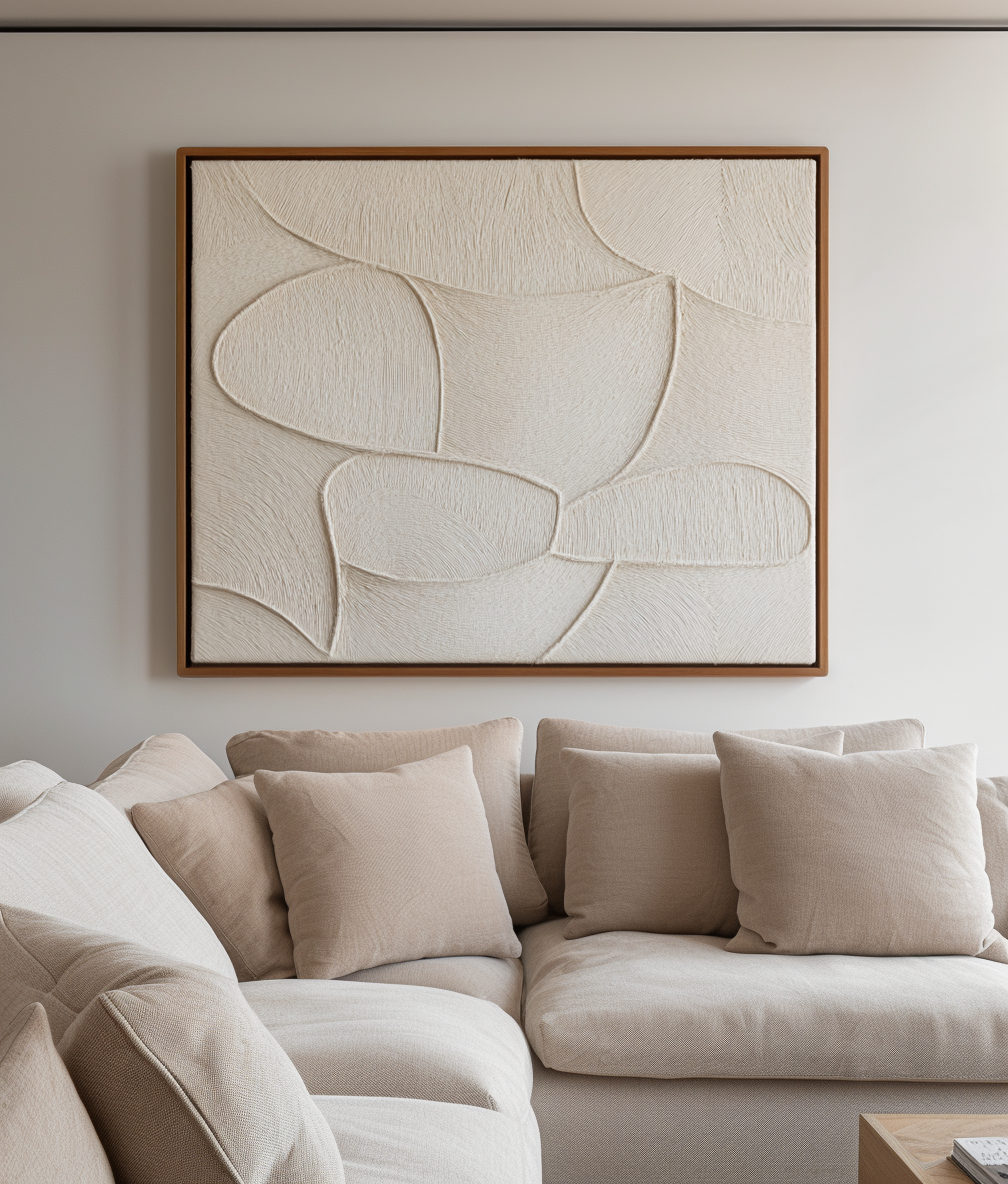 Organic Flow Textured Canvas