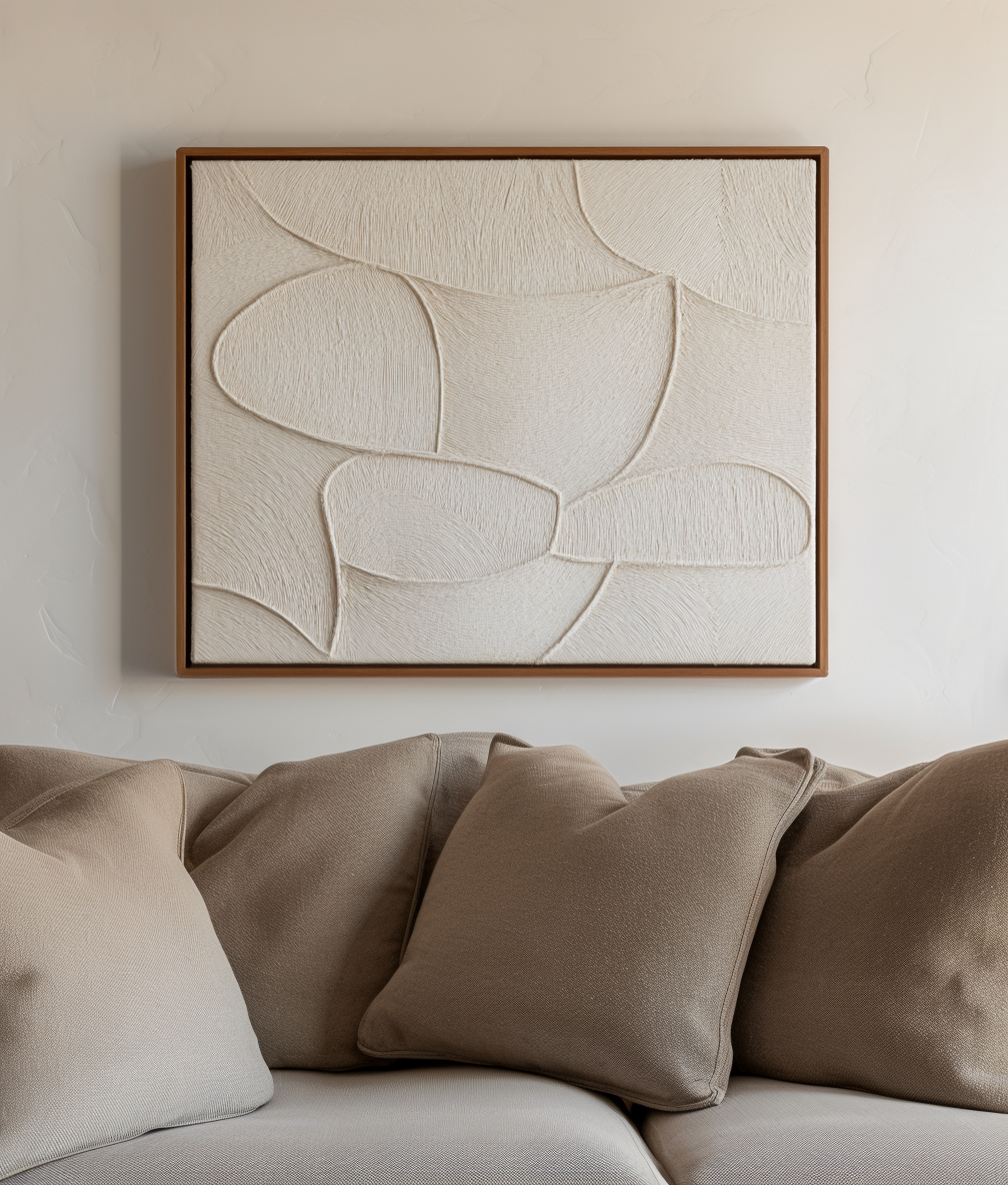 Organic Flow Textured Canvas