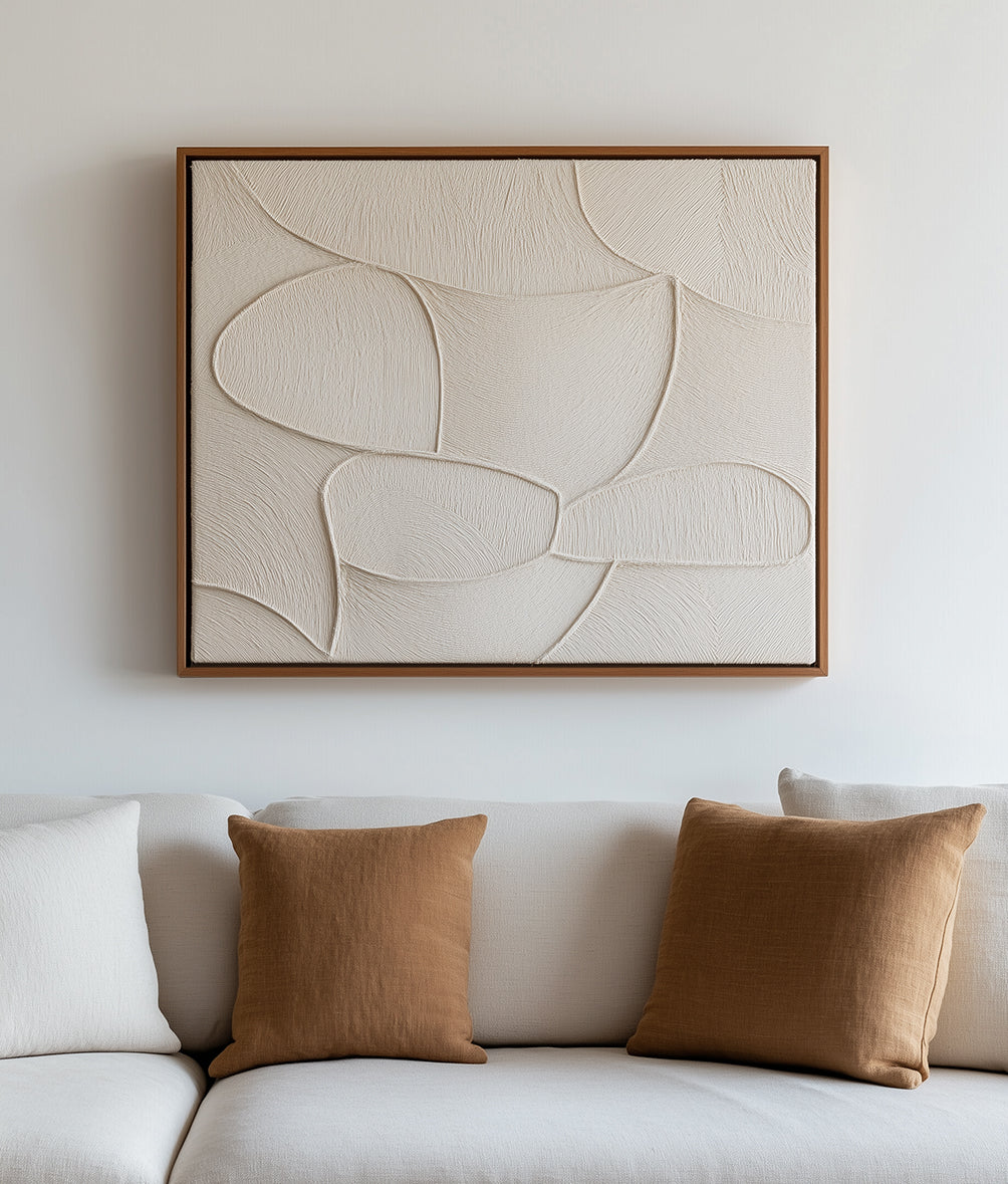 Organic Flow Textured Canvas