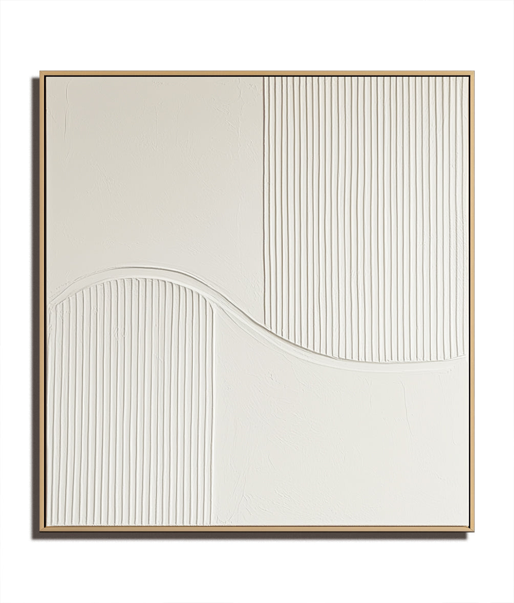 Golden Wave Minimalist Canvas